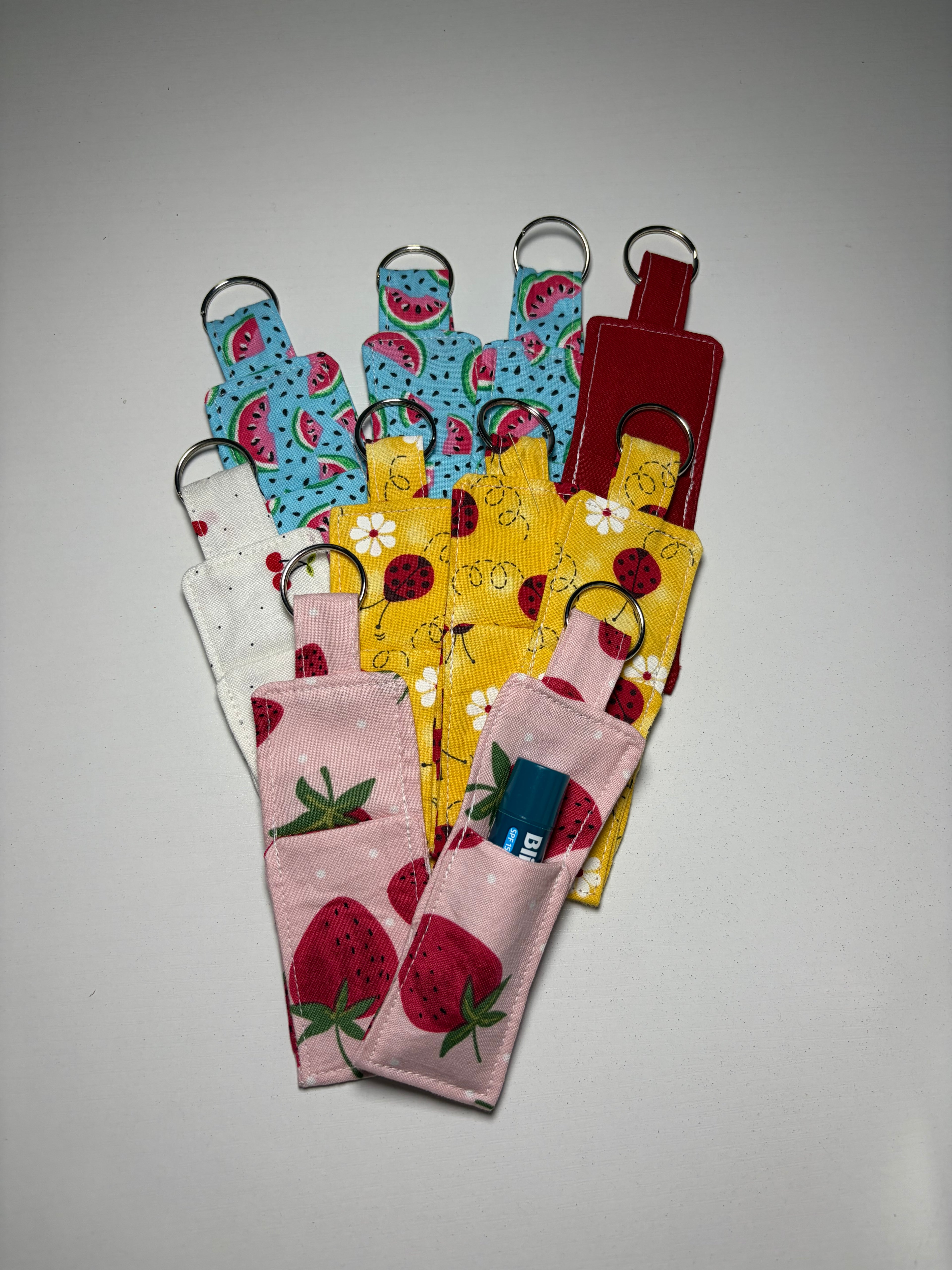 Lip gloss/ Chapstick Keychains