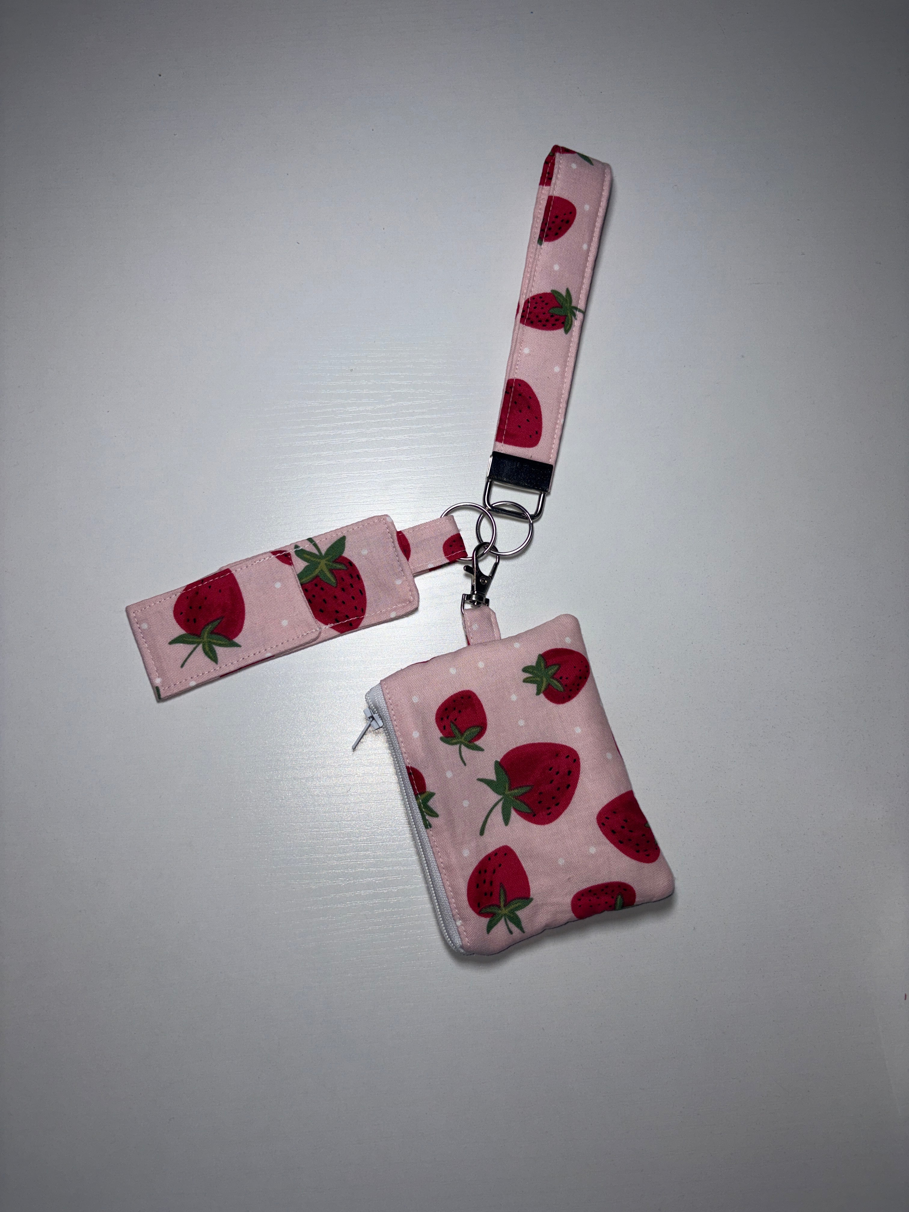 Strawberry Fields Wristlet