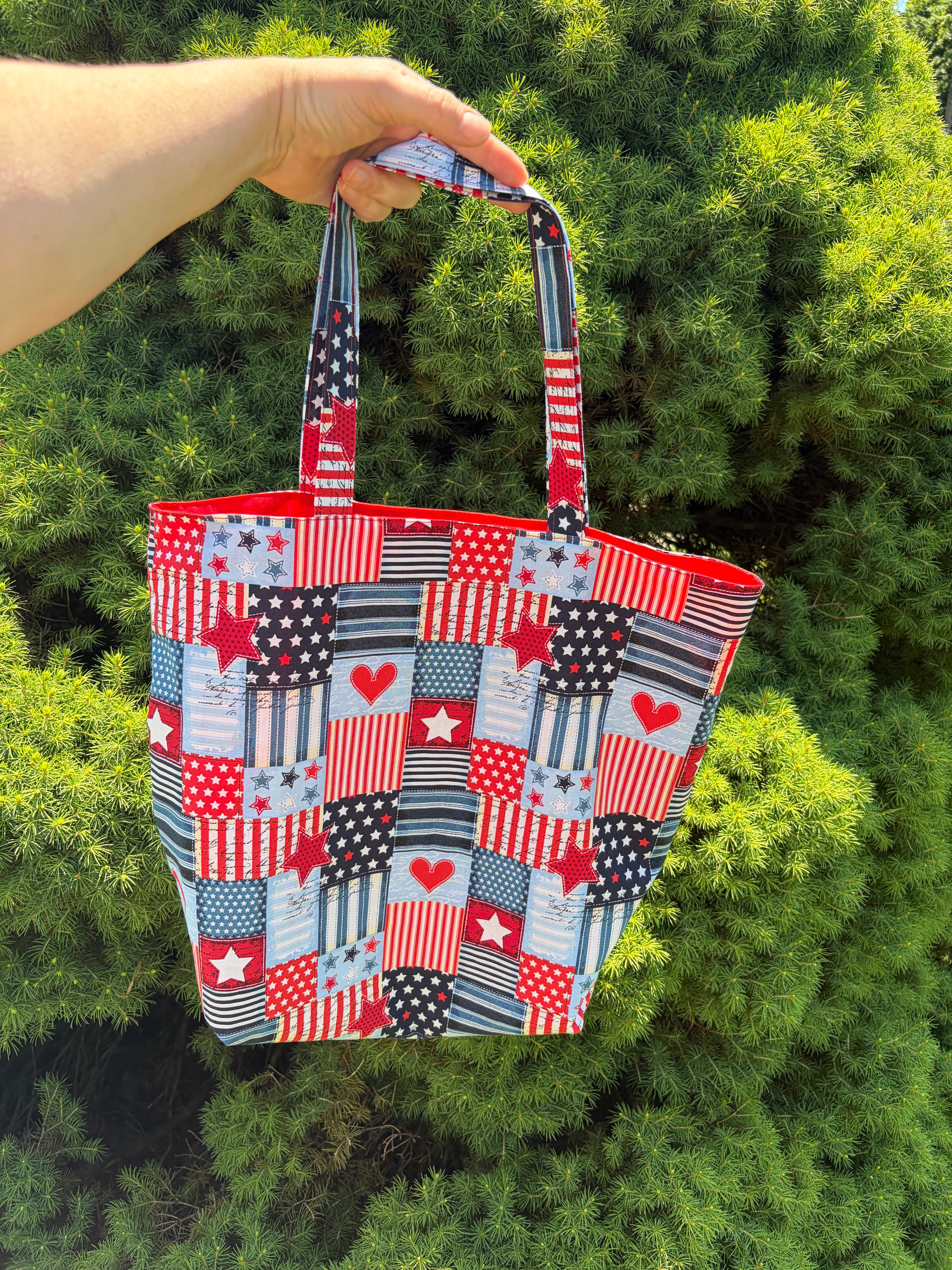 Stars and Stripes Market Bag