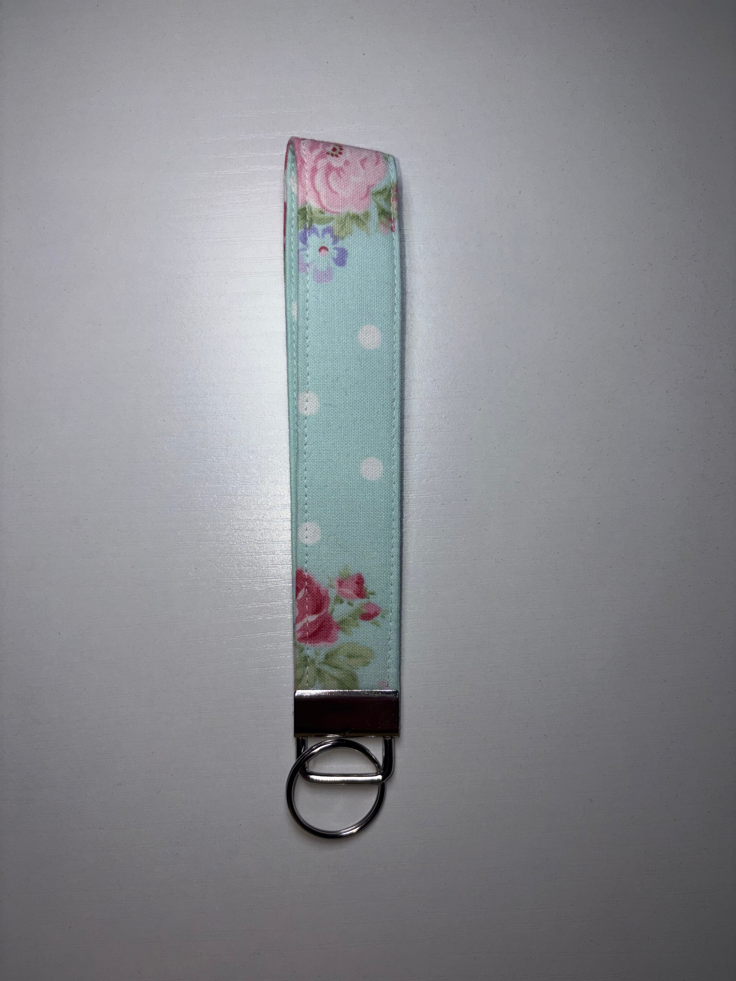 Blue Rose Keychain