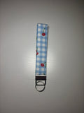 Blue Cherry Keychain