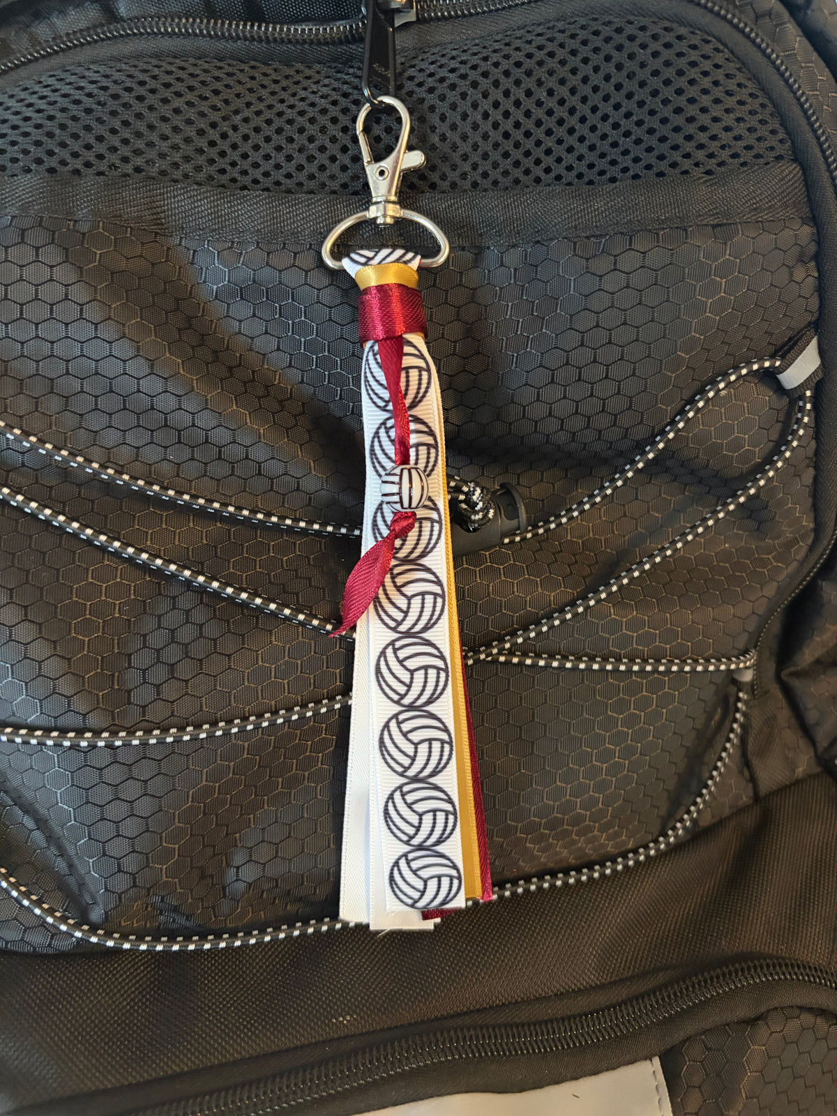 Custom Volleyball zipper pull