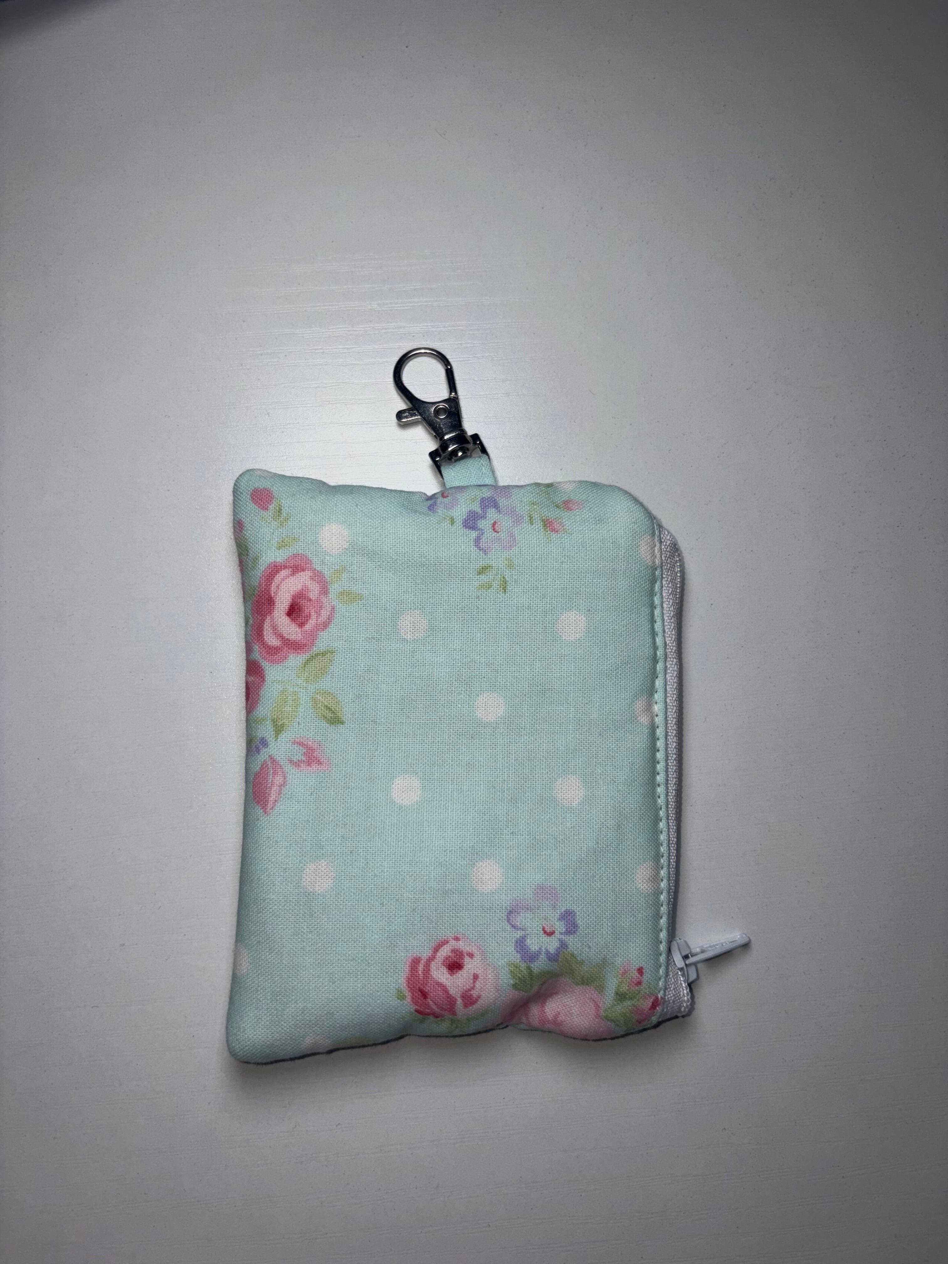 Blue Rose Wristlet