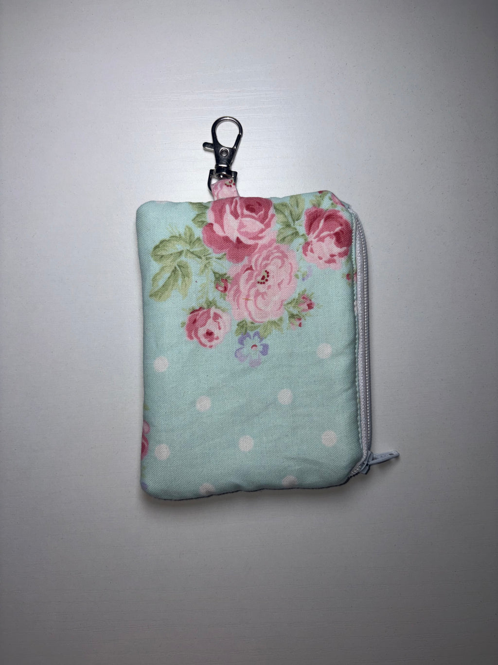 Blue Rose Wristlet