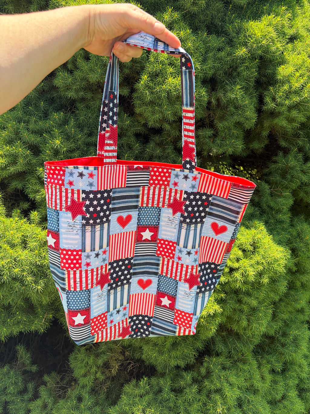 Stars and Stripes Market Bag
