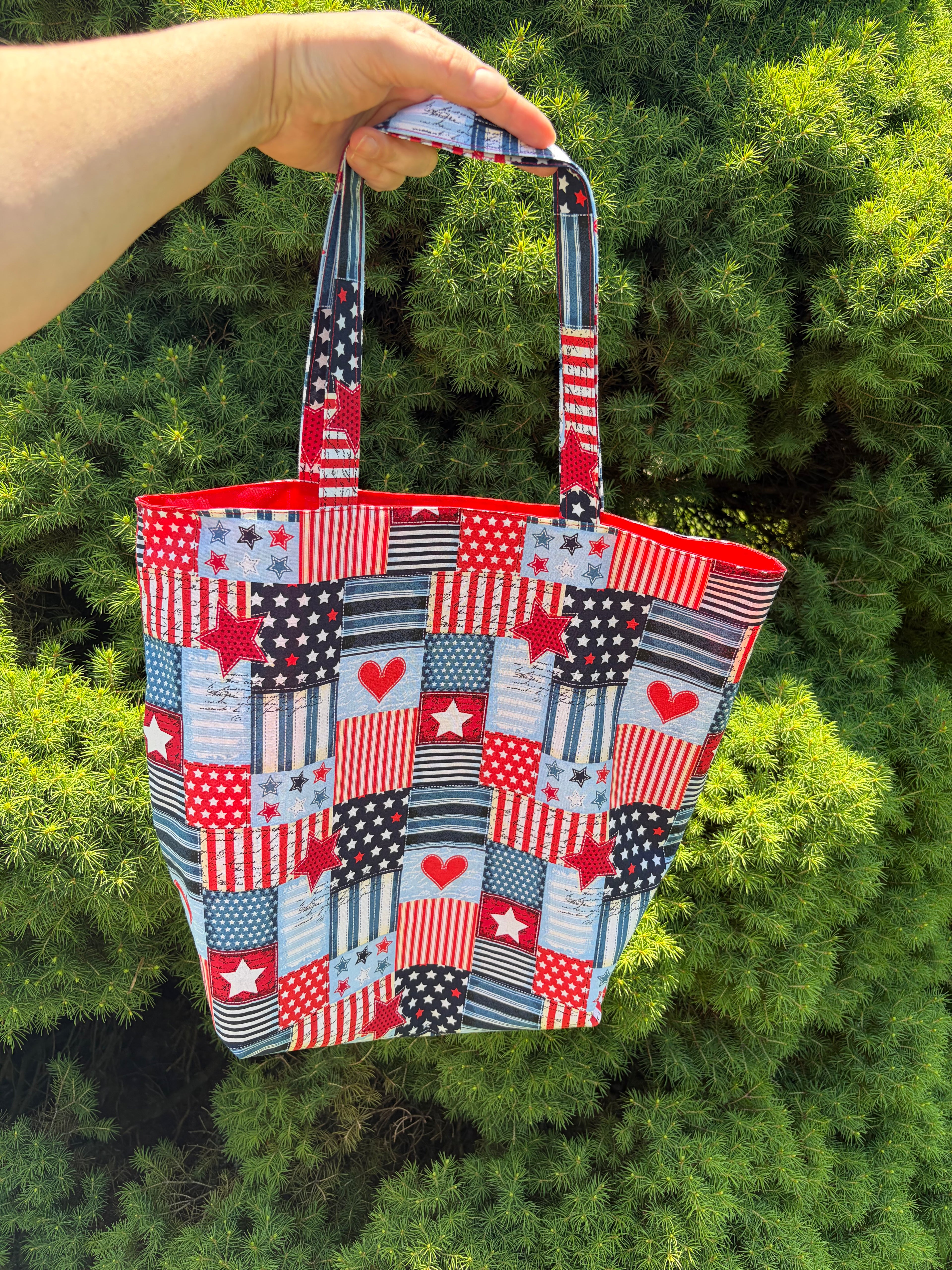 Stars and Stripes Market Bag