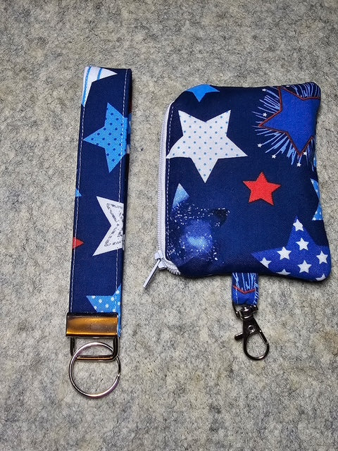 Stars and Stripes Wristlet