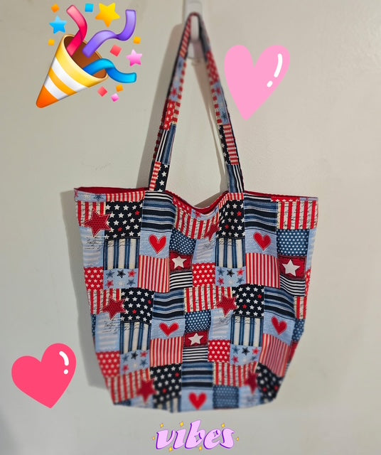 Stars and Stripes Market Bag